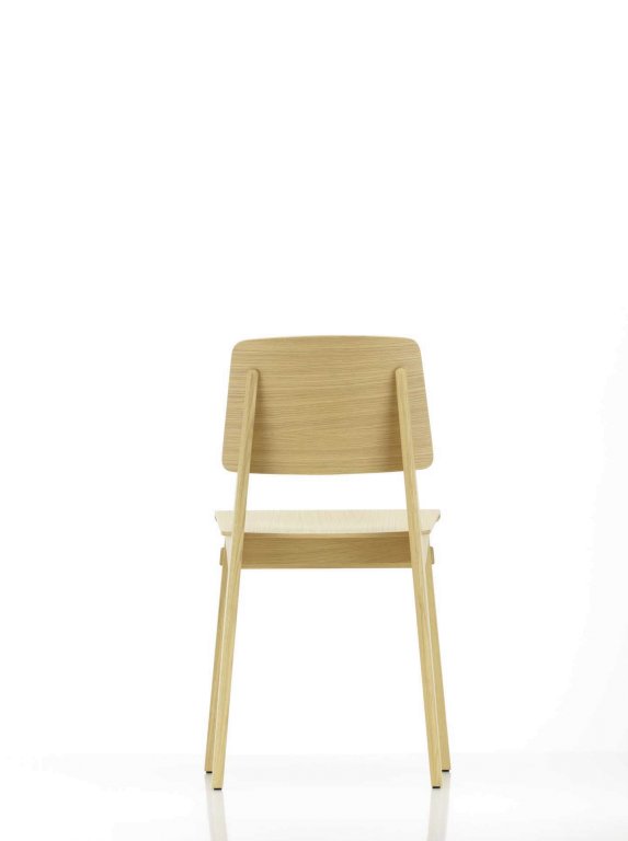 Vitra Chaise Tout Bois stoel naturel eiken