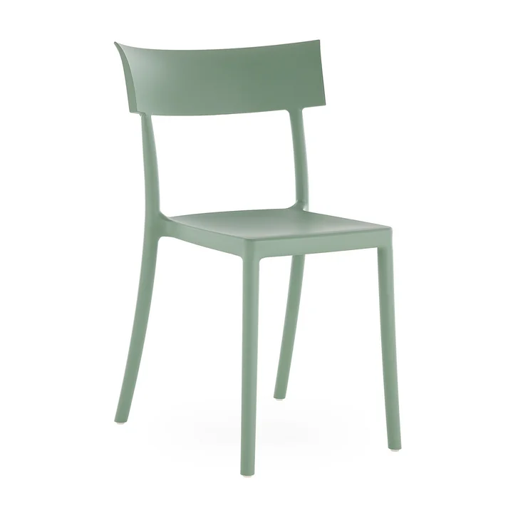 Kartell - Catwalk Stuhl, salbeigrün matt