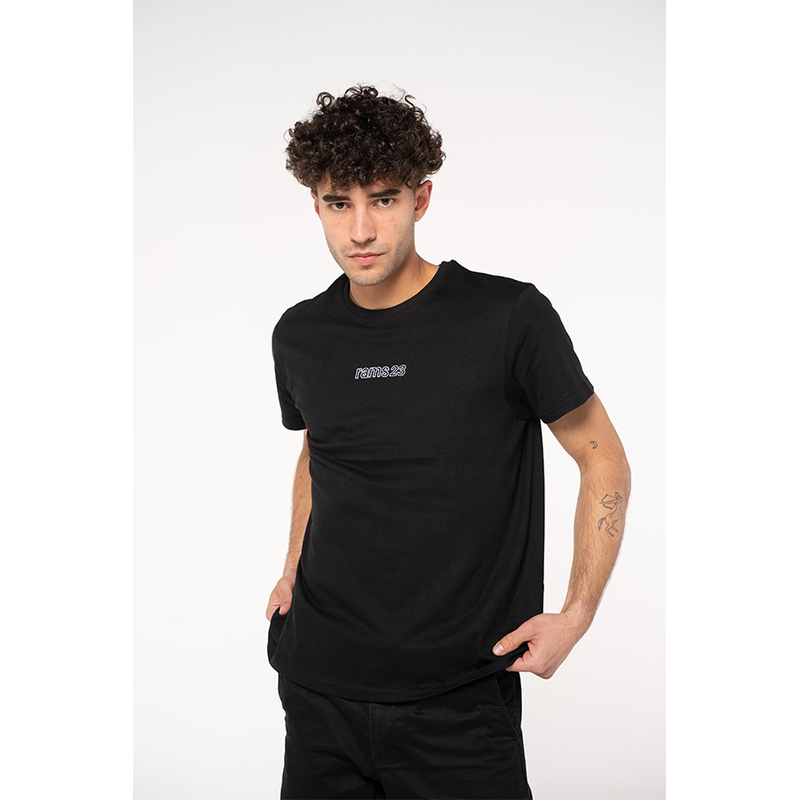 Camiseta de manga curta bordada Rams 23