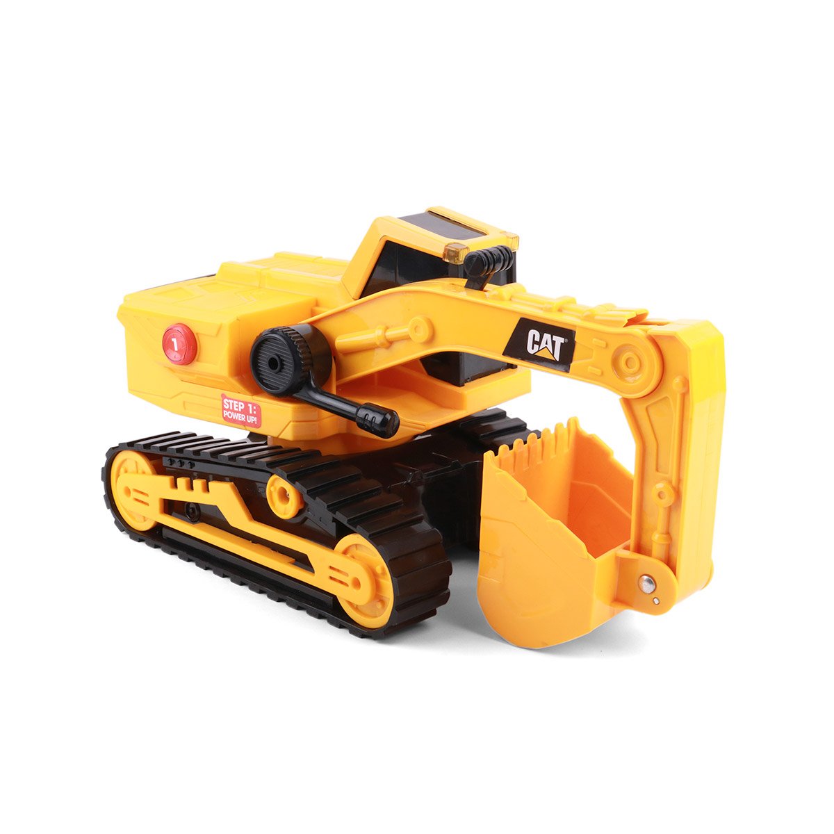 Excavatrice plastique CAT 30 cm Sons et lumières