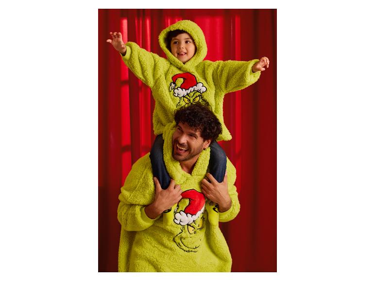 Pluche oversized kersthoodie The Grinch
