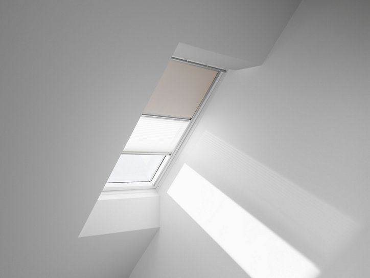 Store occultant duo fenêtre de toit Velux DFD MK08 beige