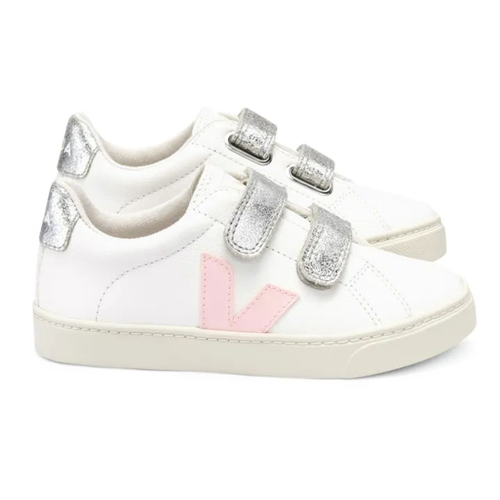 Veja Baskets Scratchs Esplar Cuir | Argenté