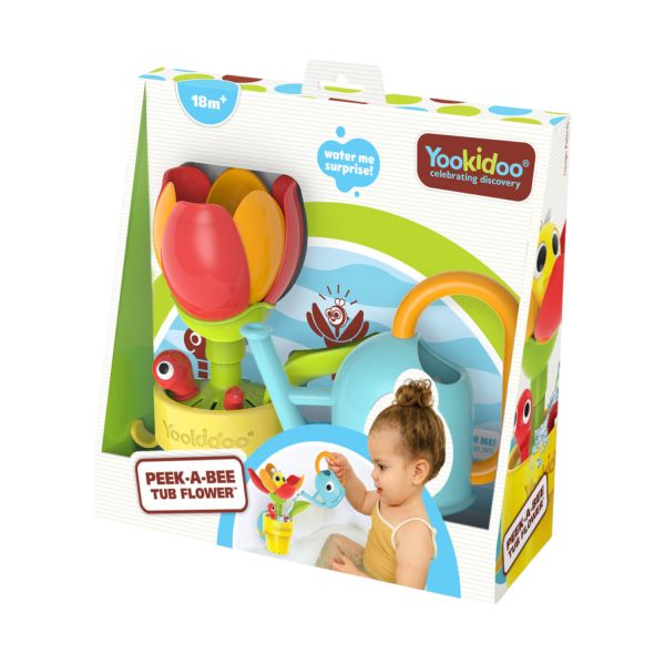 Yookidoo Badspeelgoed – Peek‑a‑Bee Tub Flower