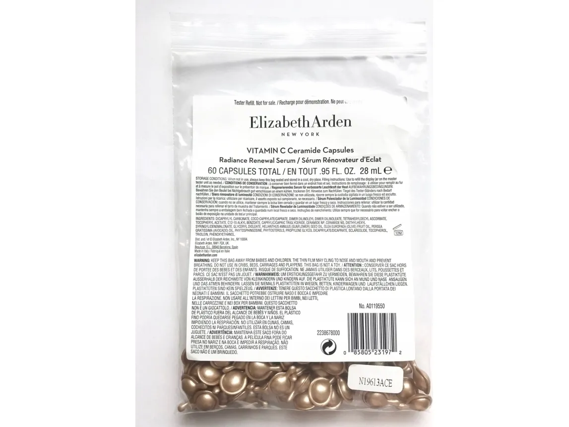 ELIZABETH ARDEN CERAMIDE CAPSULAS VITAMINA C TESTER