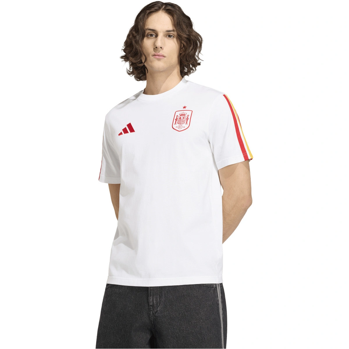 T-Shirt adidas Espanha DNA Fanswear Mundial 2026
