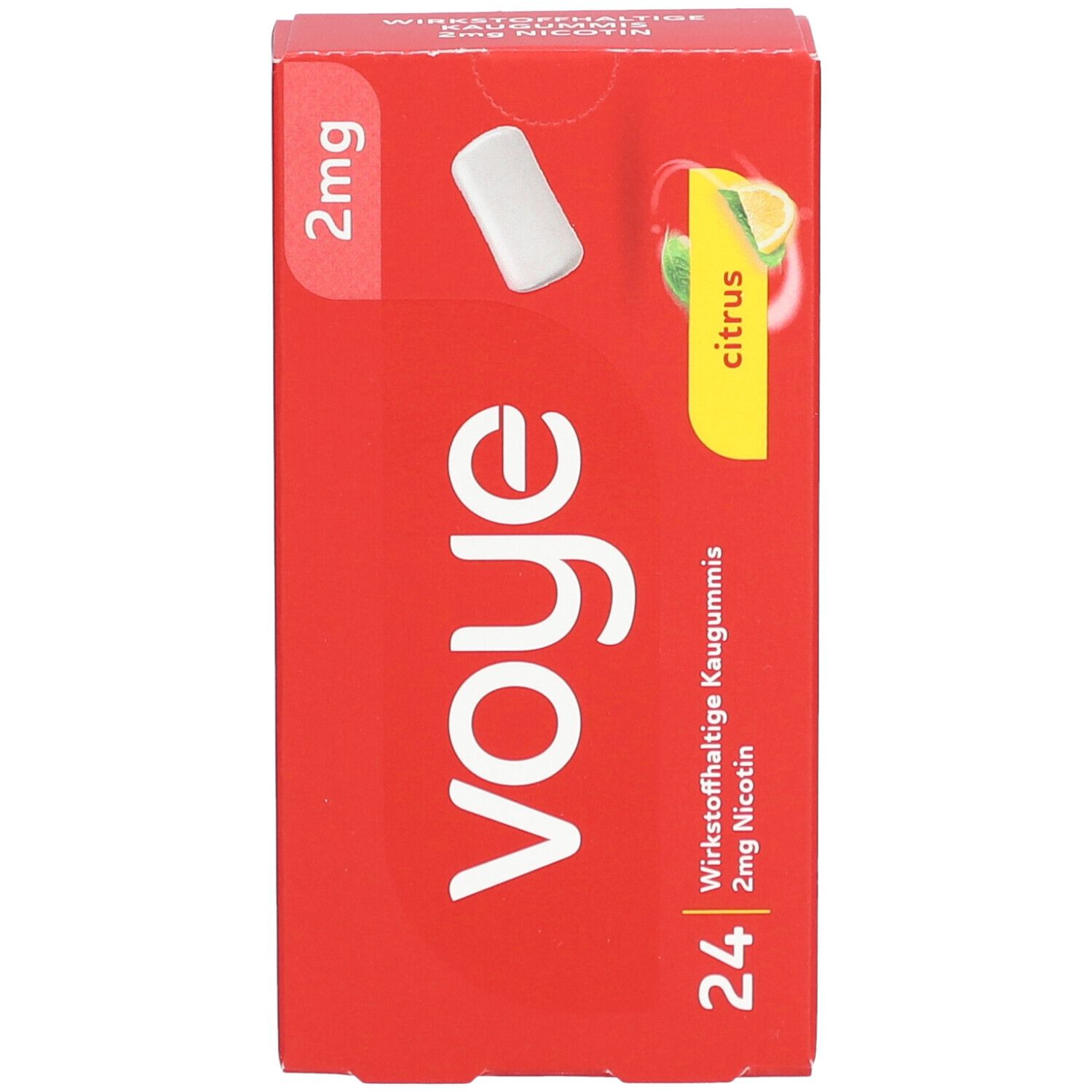Voye Citrus 2 mg wirkstoffhaltiges Kaugummi