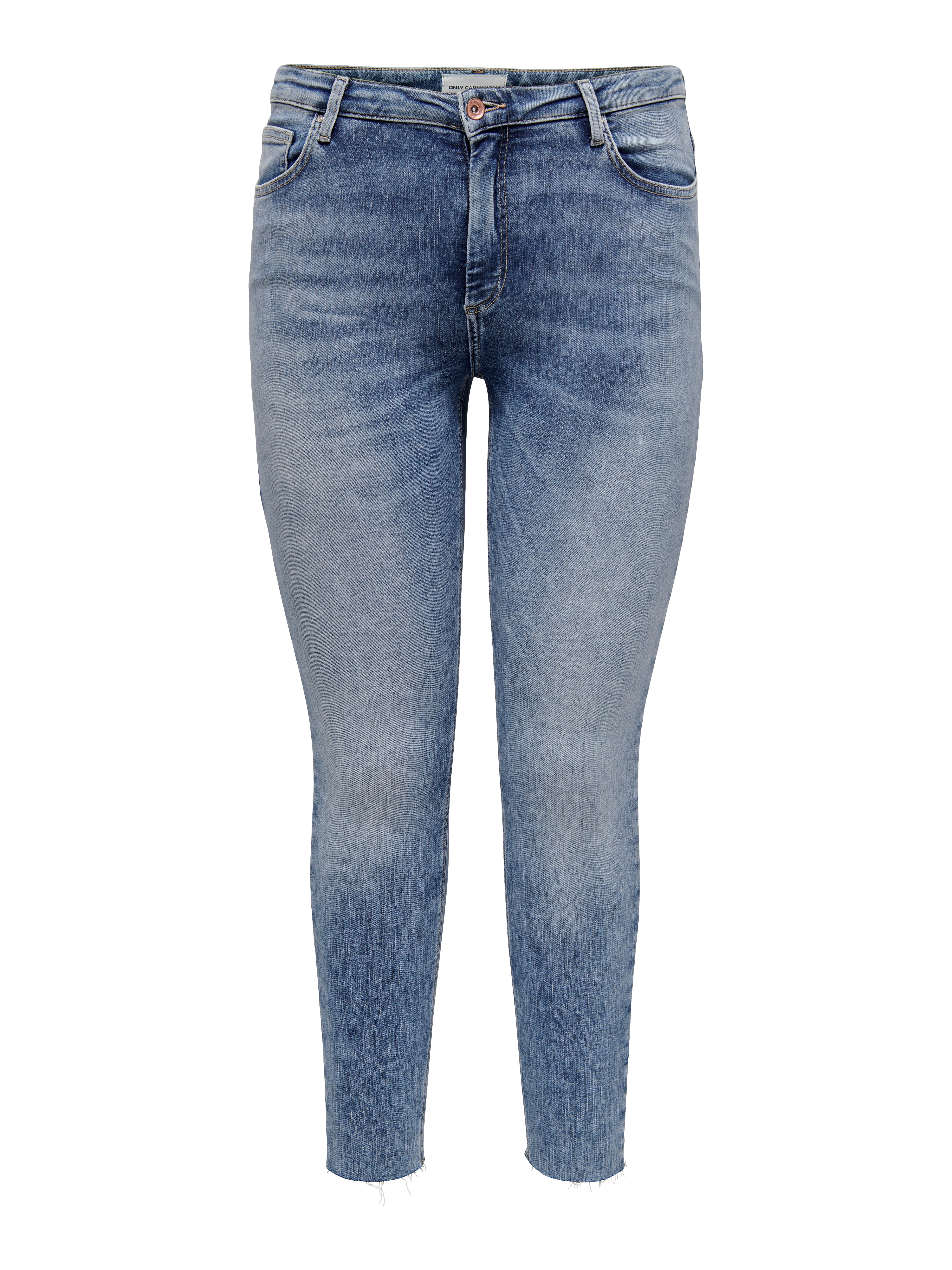 CARWILLY Mittlere Taille Skinny Fit Jeans Medium Blue Denim