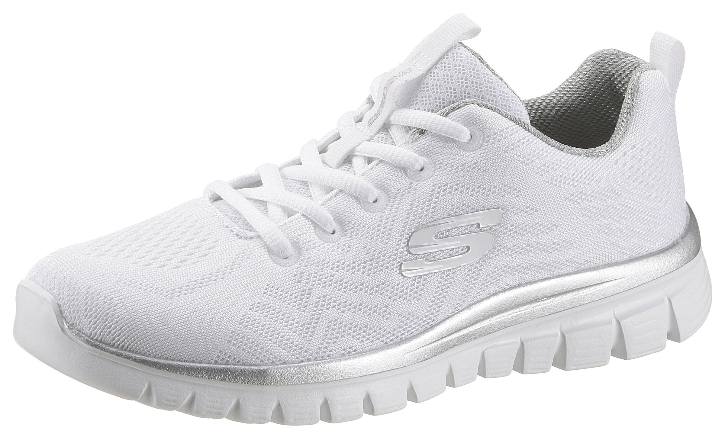 Skechers Sneaker »Graceful - Get Connected«  Freizeitschuh, Halbschuh, Schnürschuh für die Maschinenwäsche geeignet