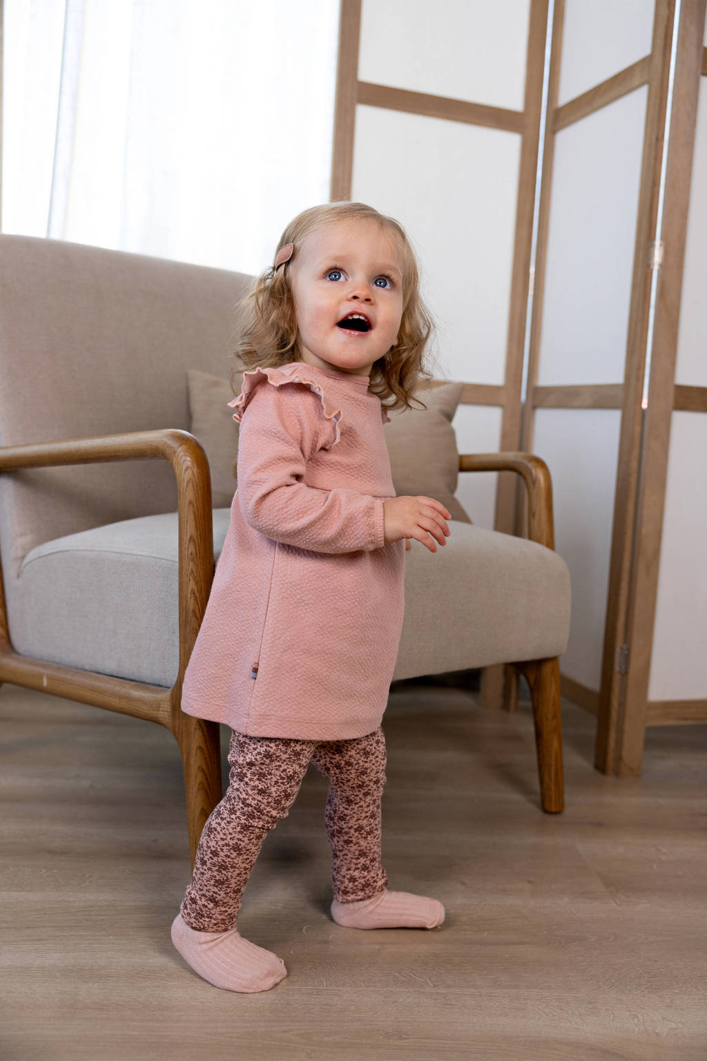 Dirkje baby jurk lichtroze