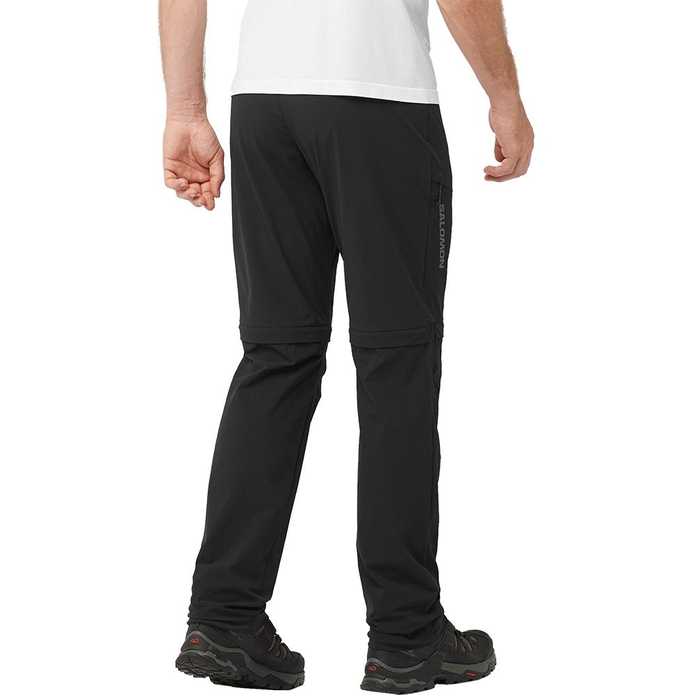Salomon Wayfarer Zip-Off Hose Herren schwarz