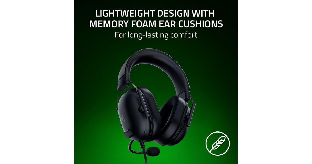 RazerBlackshark V2 X voor Xbox over-ear gaming headset  (Zwart, Xbox Series X|S)
