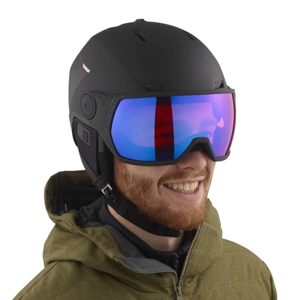 Casque de ski SALOMON PIONEER LT VISOR BK/UNIV M.BLU