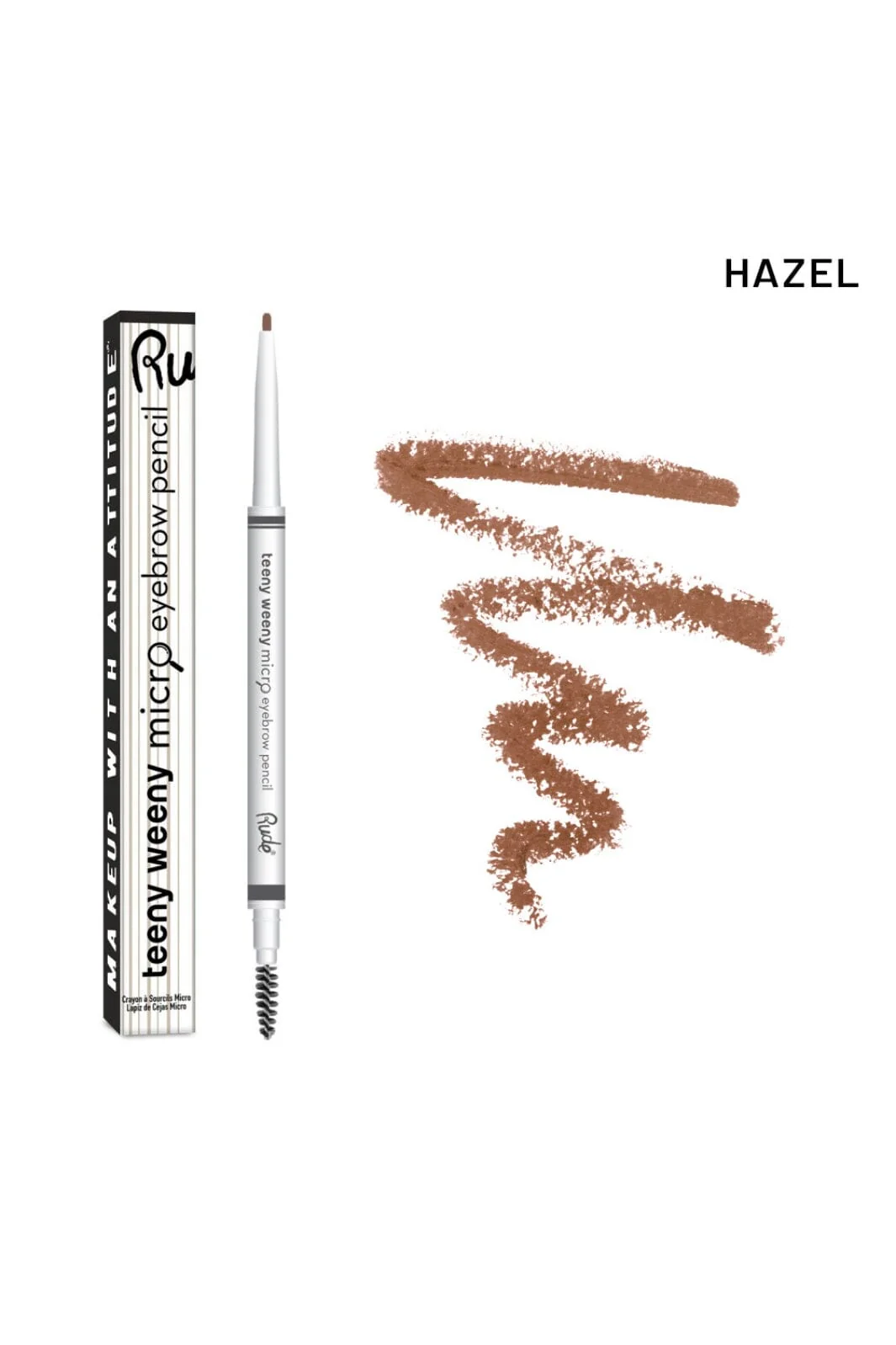 Rude Cosmetics Teeny Weeny Micro Eyebrow Pen hazel