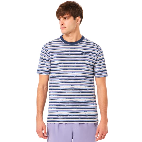 T-shirt OAKLEY BLURRED STRIPES TEE BLURRED STRIPE MC BLURRED STRIPEL MC