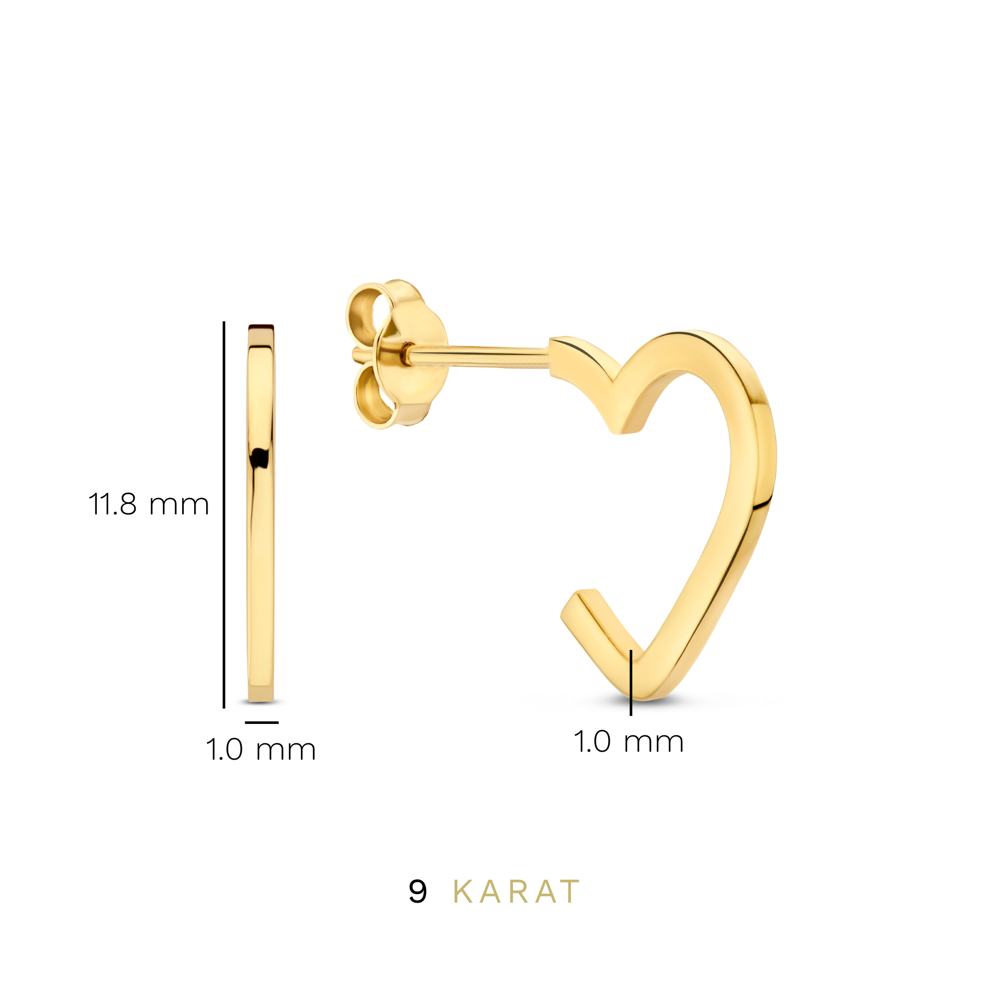 oorbellen, oorknoppen beloro jewels Beloro Jewels Goud