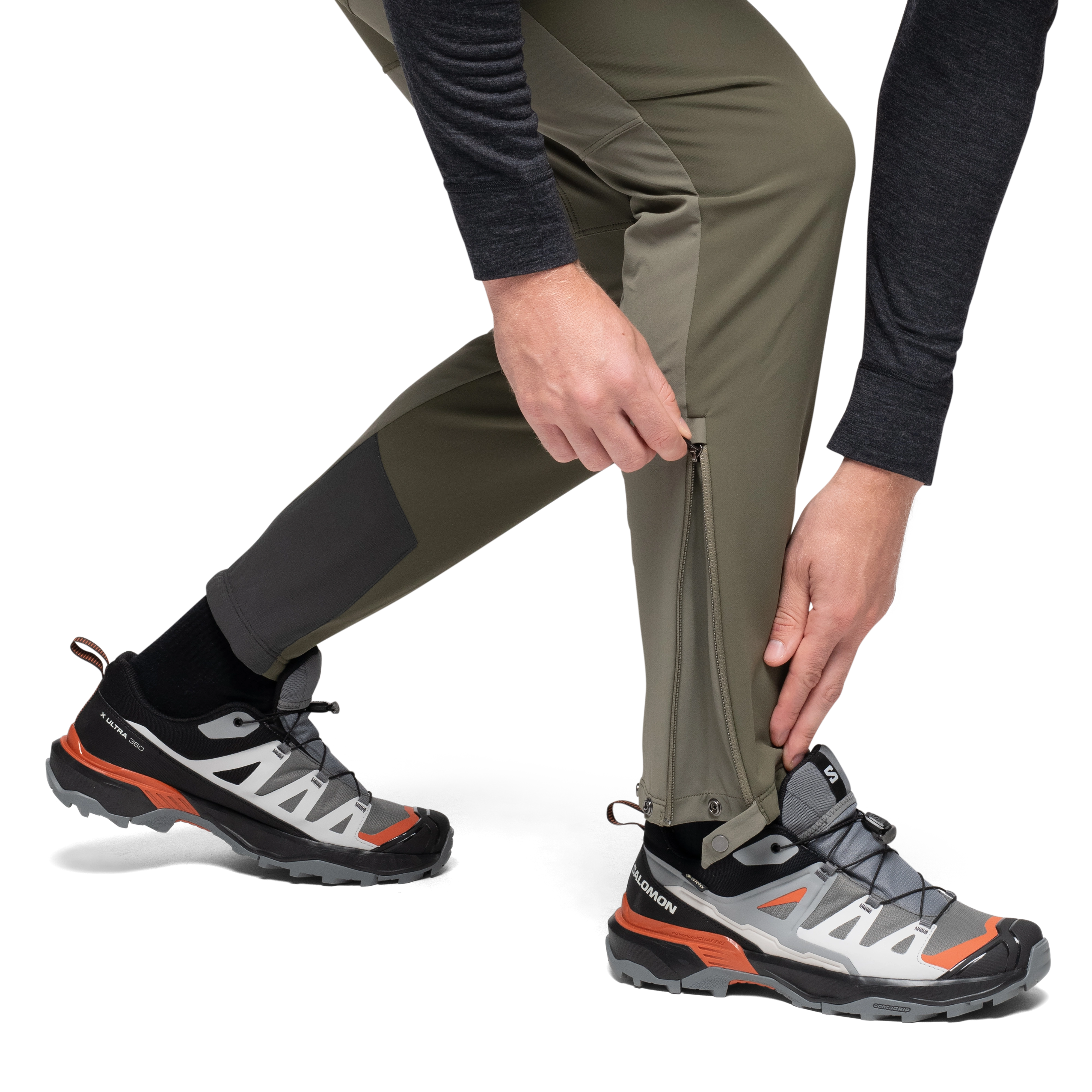 Istjern Warm Flex Pant Dark Green Mud