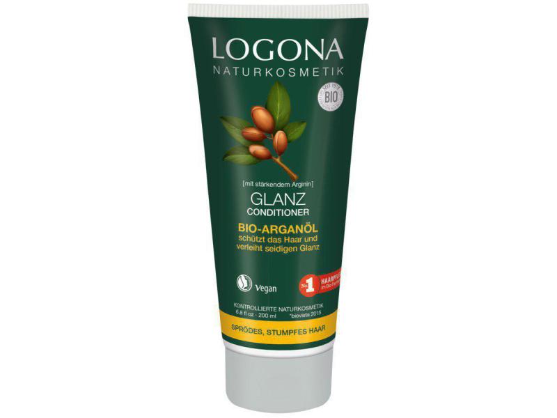 Logona Haarspülung Glanz Bio Arganöl 200 ml Intensivpflege für sprödes Haar