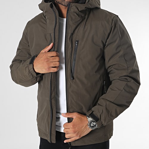 Parka Capuche Vert Kaki