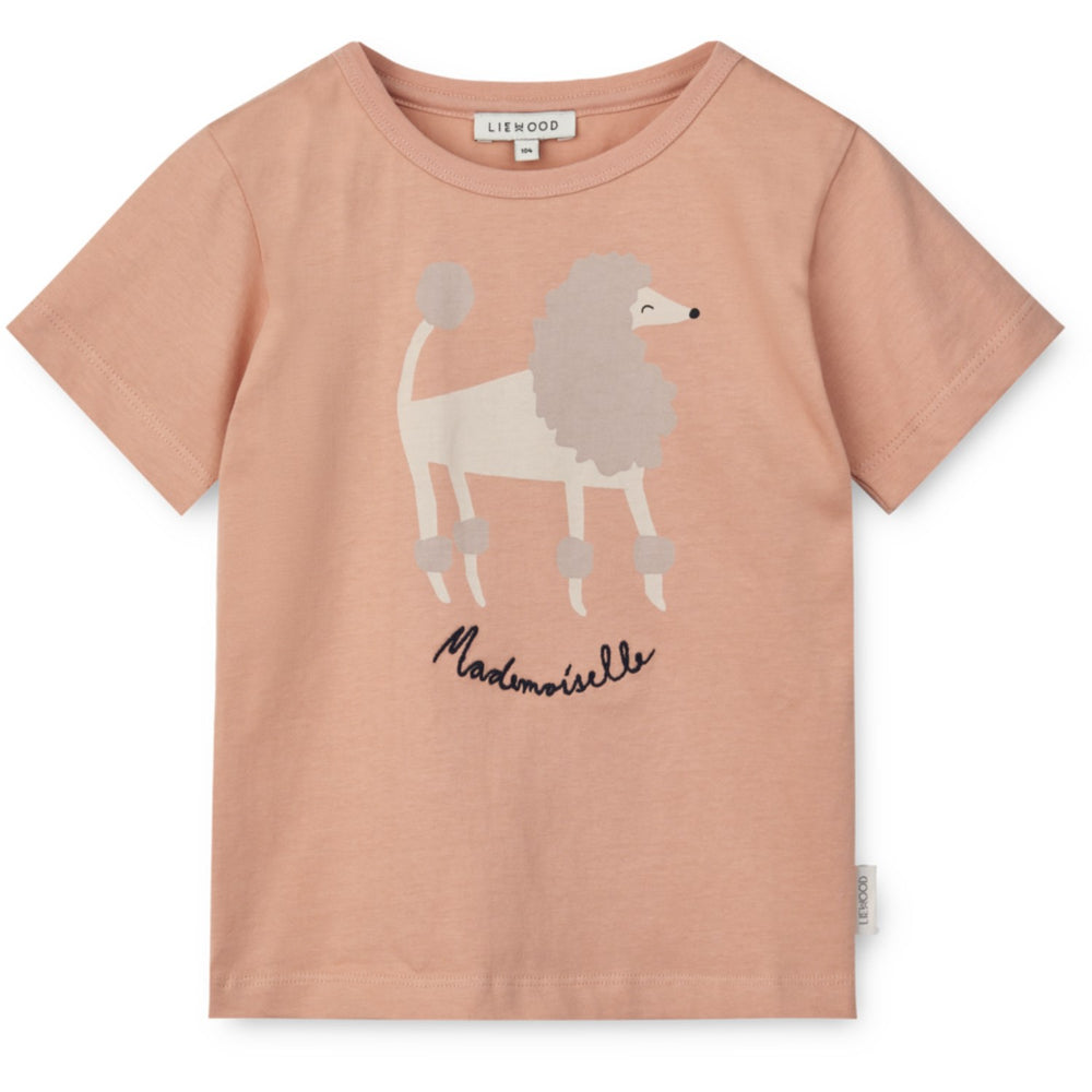 Køb LIEWOOD Paris Mademoiselle / Pale Tuscany Apia Placement Shortsleeve T-shirt