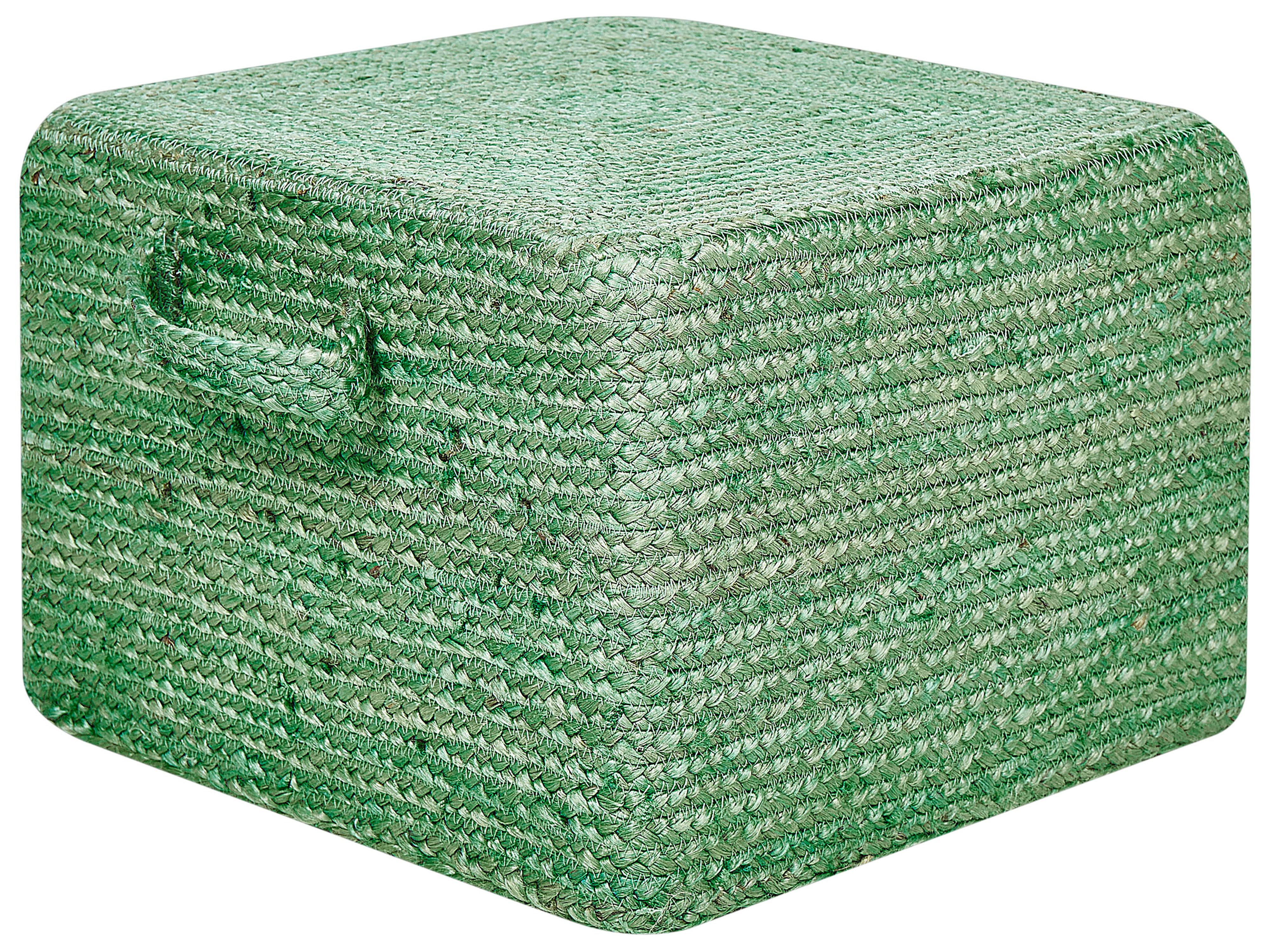 Poef DHADAR Jute Groen