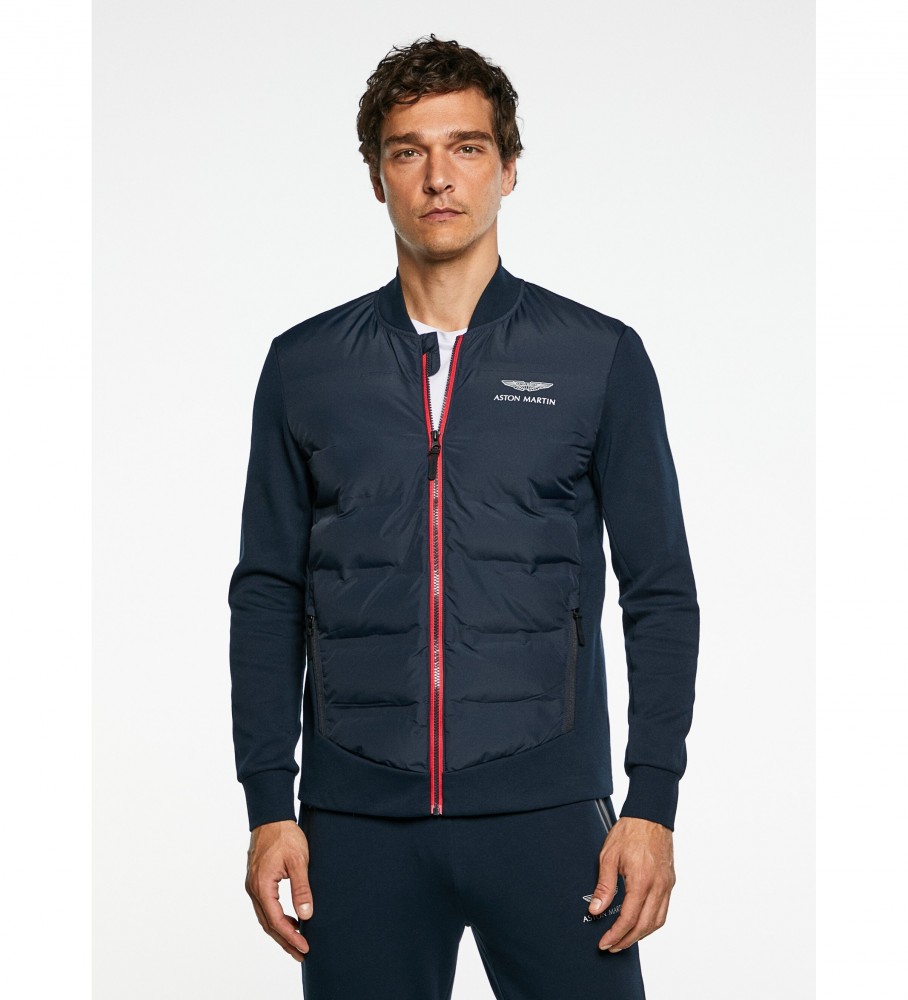 Jaqueta Bomber Hackett Fz Azul Marinho
