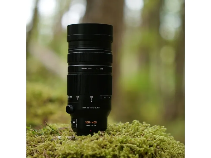 Panasonic Leica DG Vario-Elmar 100-400 mm / F4.0-6.3 II ASPH. / POWER O.I.S., Ultra-telefoto zoomobjektiv, 20/13, 100 - 400 mm, Billedstabilisator, Mikro Four Thirds (MFT), Autofokus