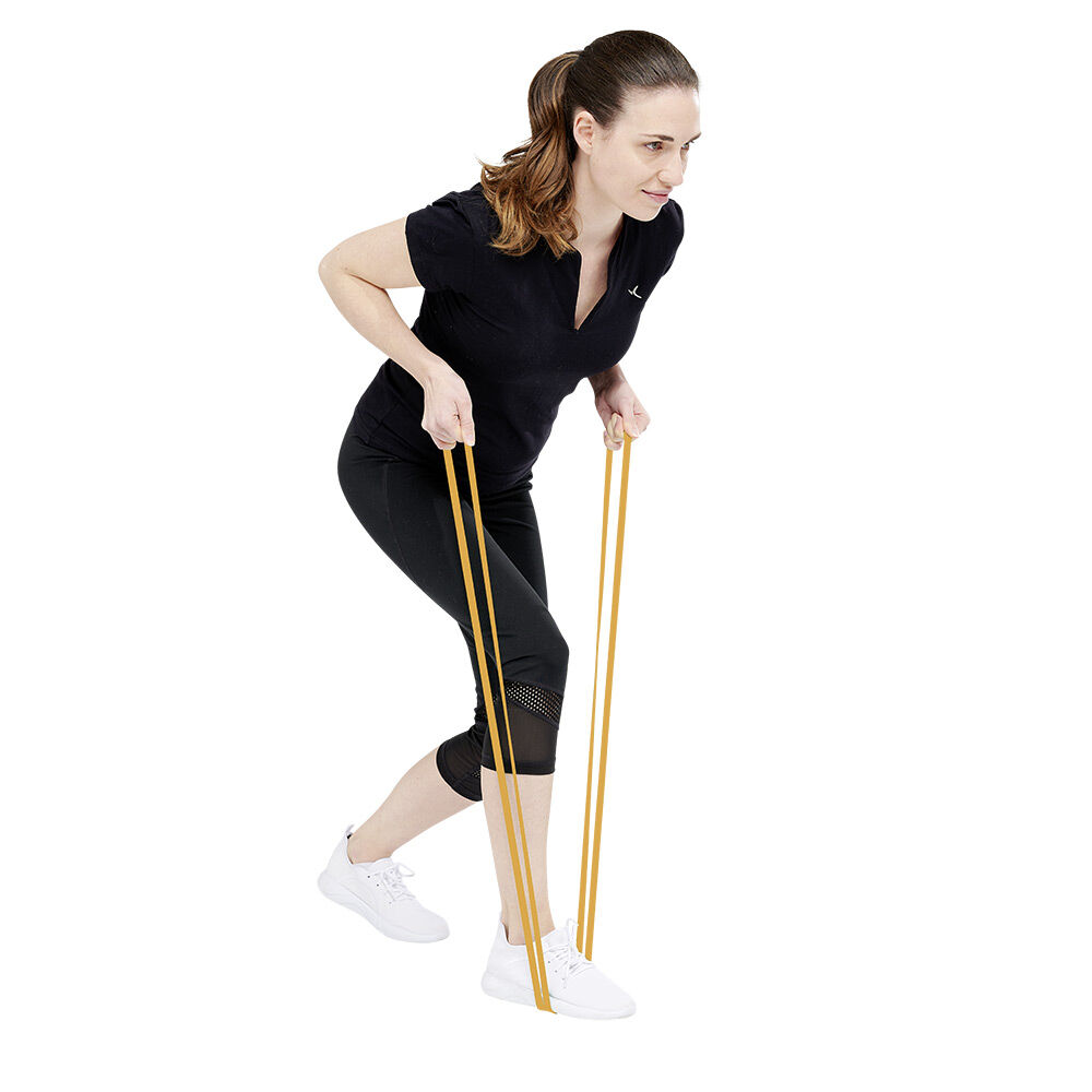 Élastique fitness force 2 à 7 jaune