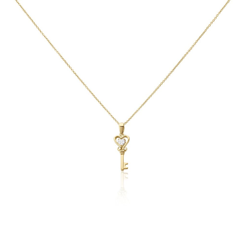 Collier Imman Plaque Or Oxyde