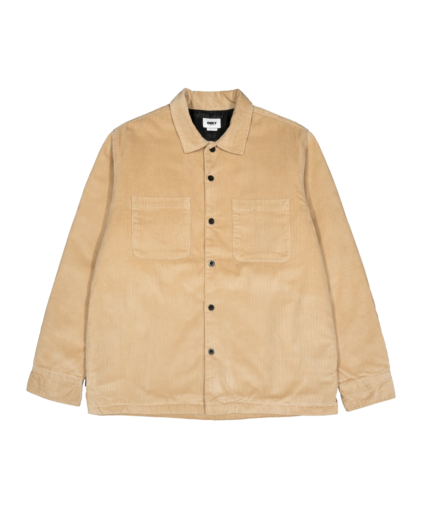 Obey Simon Shirt Jacke Beige