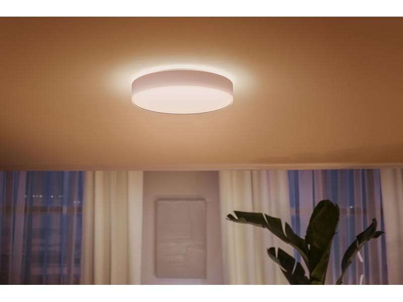 Philips Hue White Amb. Enrave Deckenleuchte L weiss 3300 lm Deckenlampe steuerbar mit Philips Hue