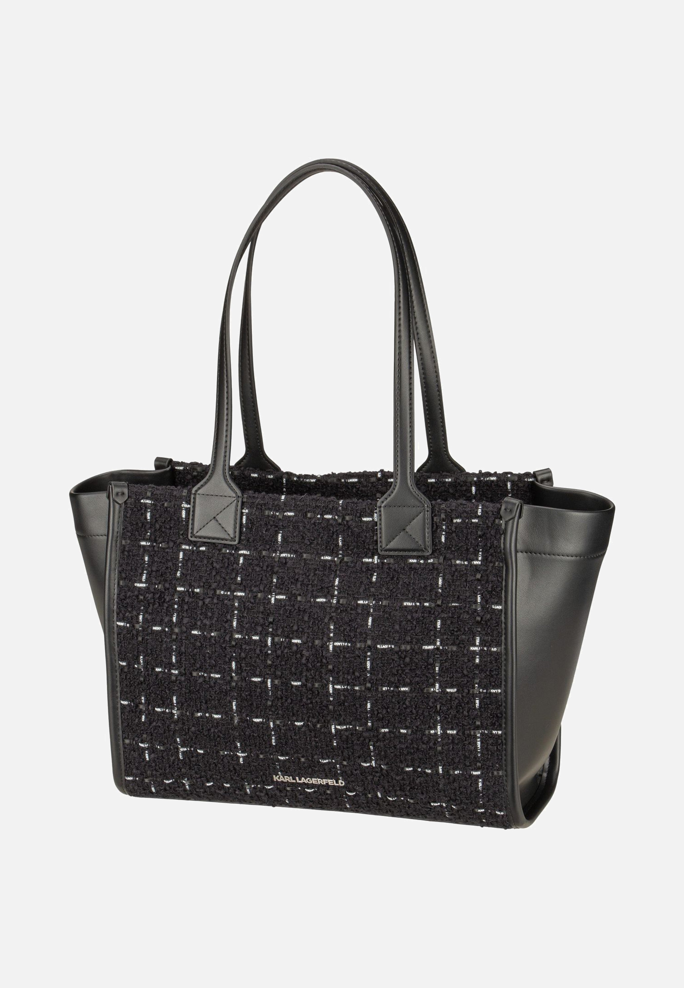 K/Skuare MD Tote Bouclé KL Bouclé Bw - Shopper