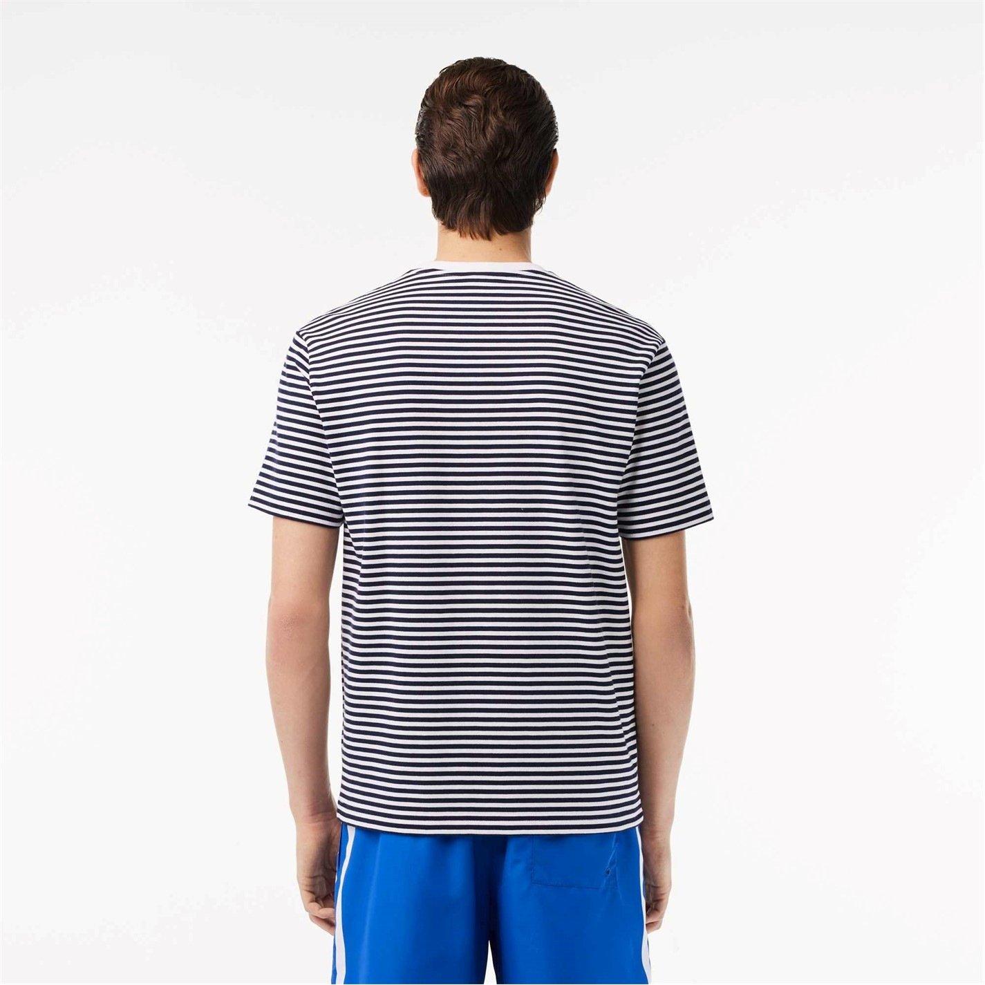 Lacoste Striped Heavy T Shirt