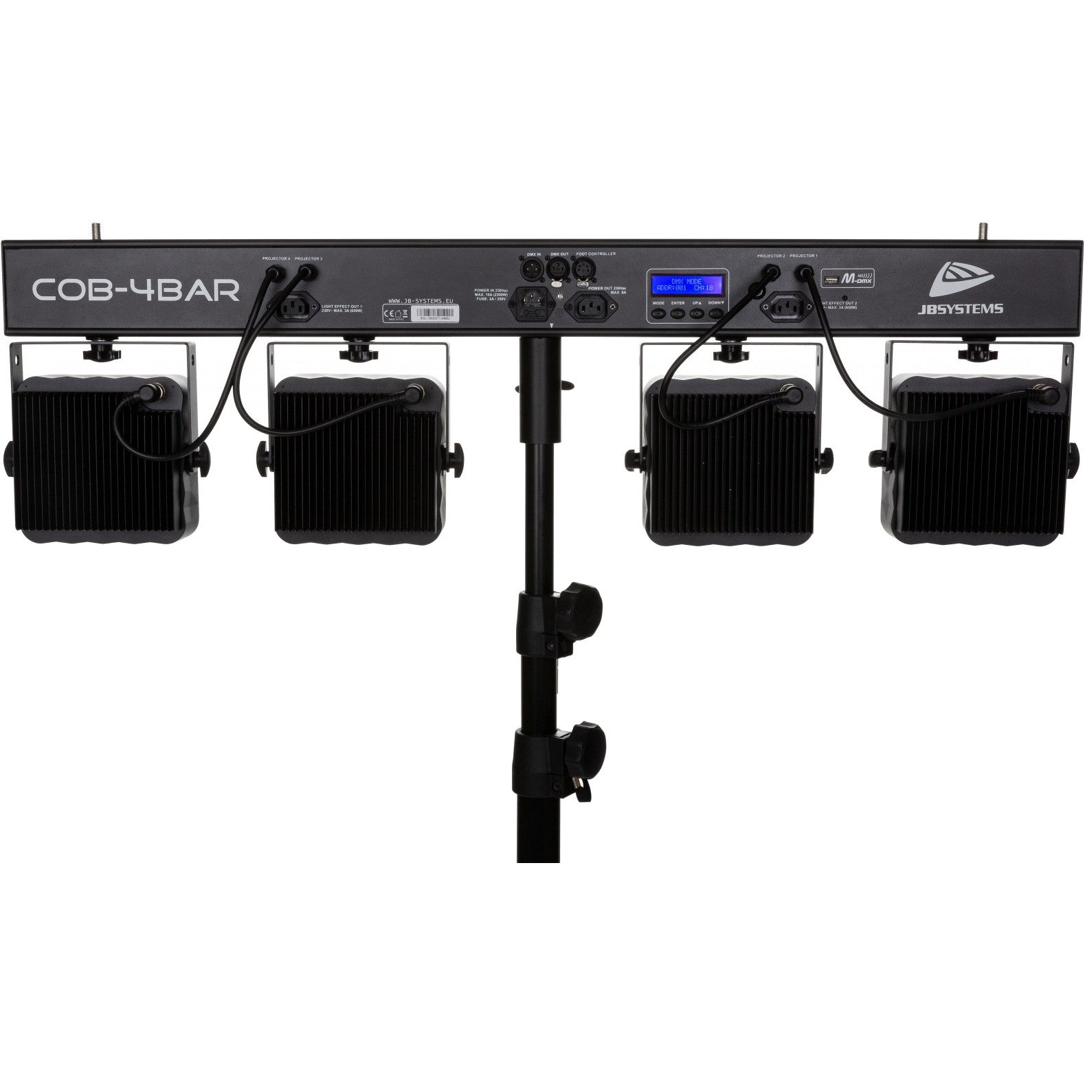 JB systems COB-4BAR mobiele lichtset