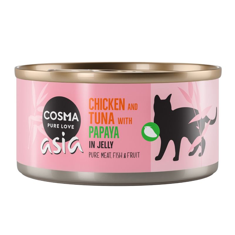 Lot Cosma Thai/Asia en gelée 24 x 170 g