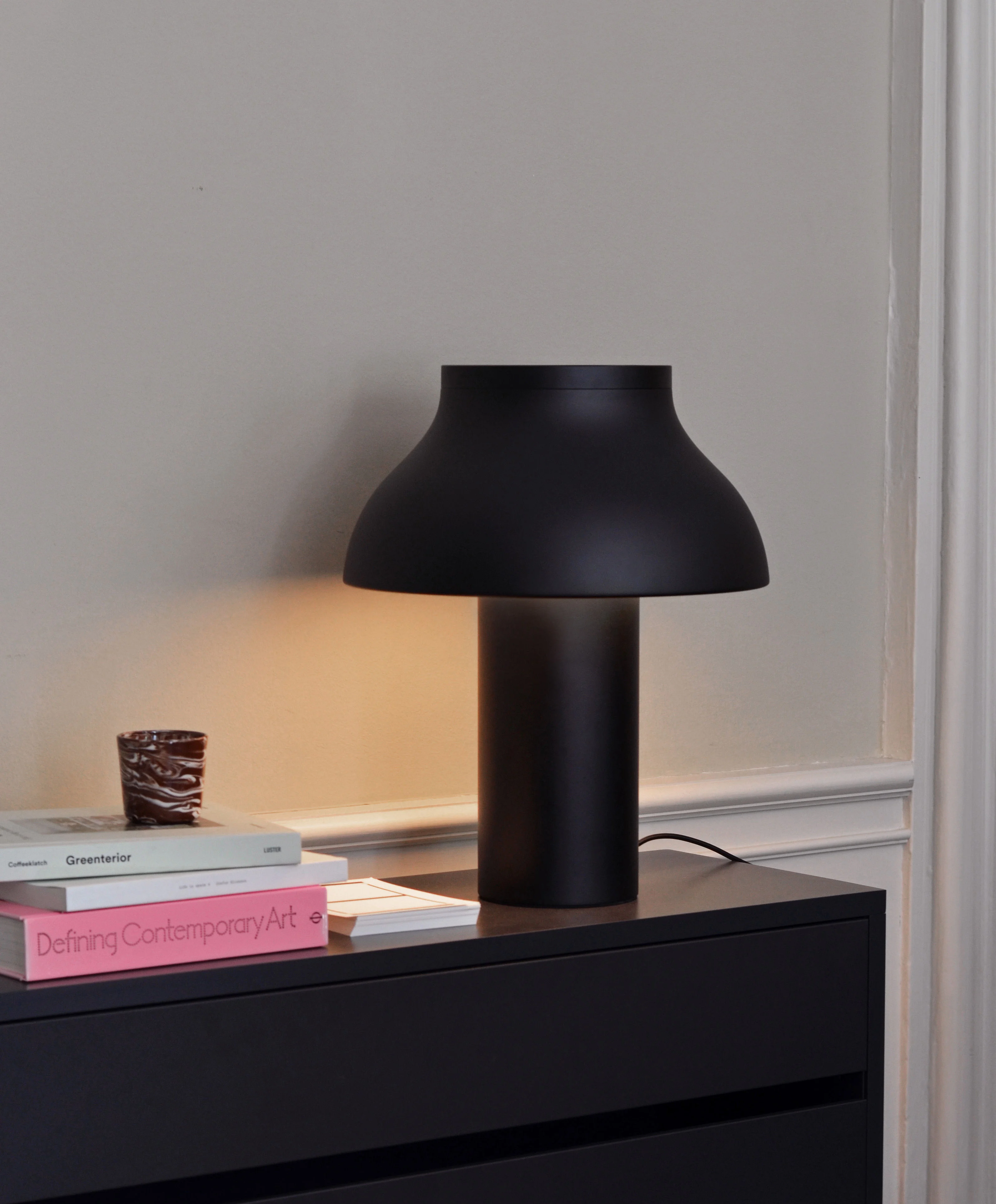 PC LARGE - Lampe de table métal | Noir