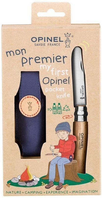 Opinel - My First Opinel - Kinderzakmes - RVS/Beuk - Etui