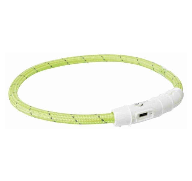 Sikkerhedskrave flash lysring USB XS-S 35cm grøn