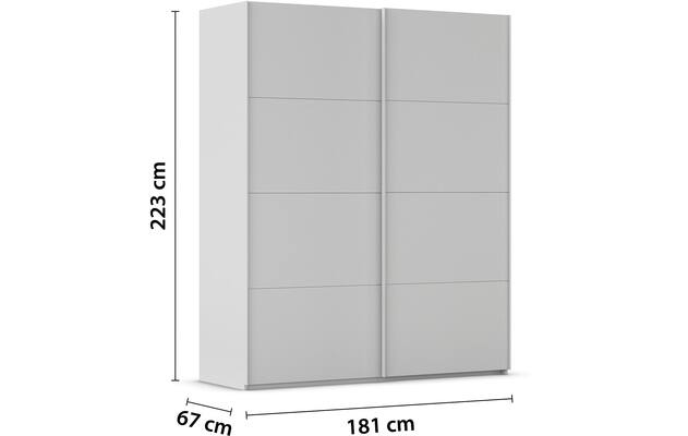 Kledingkast Finca Mat Glas