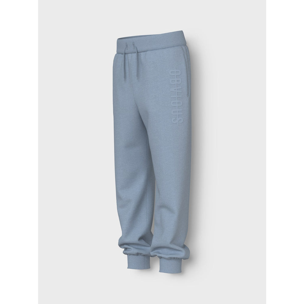 Køb Name It Dusty Blue Obvious Nkmvanoa Nreg Swe Pant Unb