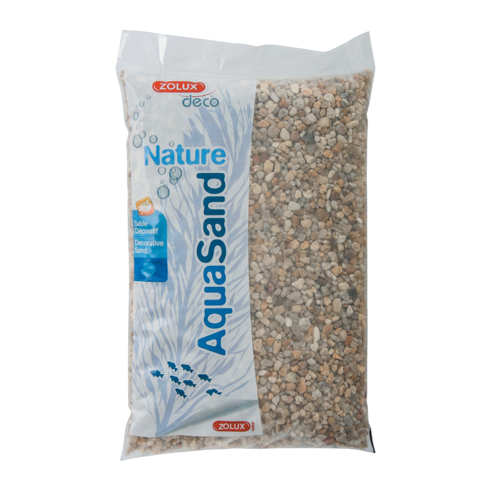 Sol décoratif aquasand quartz jaune 5kg (lot de 3)