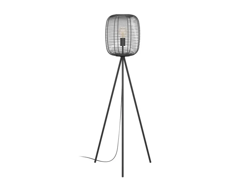 EGLO RINROE GULV E27 SORT
