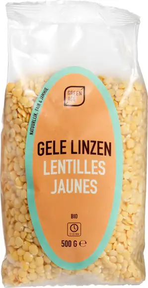 Gele linzen