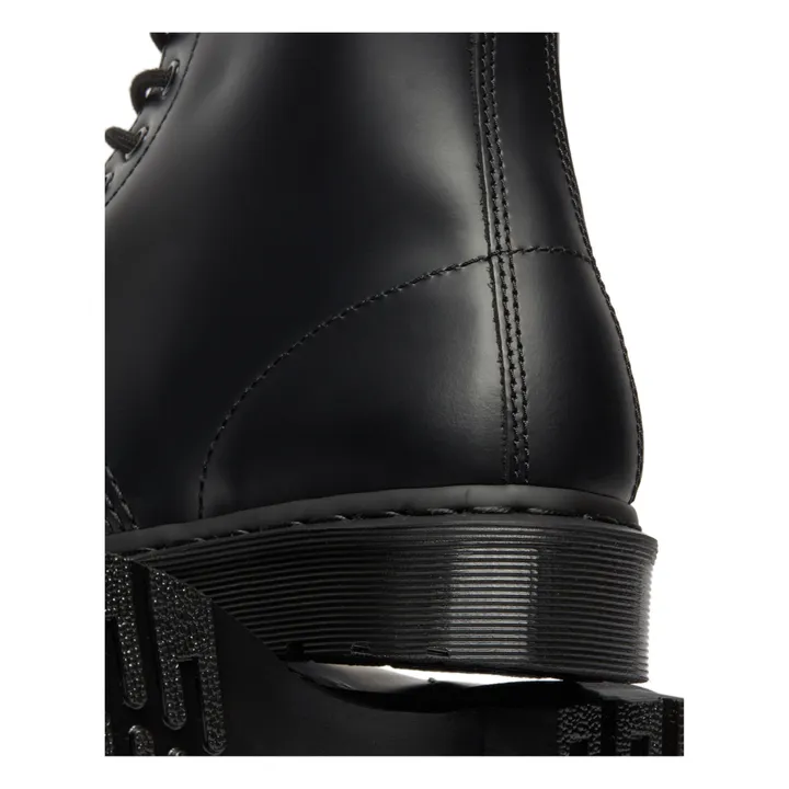 Dr Martens Boots à Lacets 1460 Cuir Lisse Mono - Collection Femme  | Noir