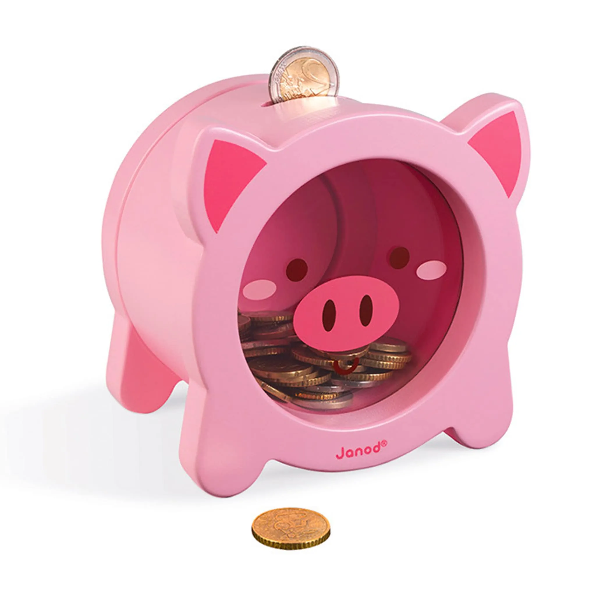 Janod Tirelire Cochon en Bois