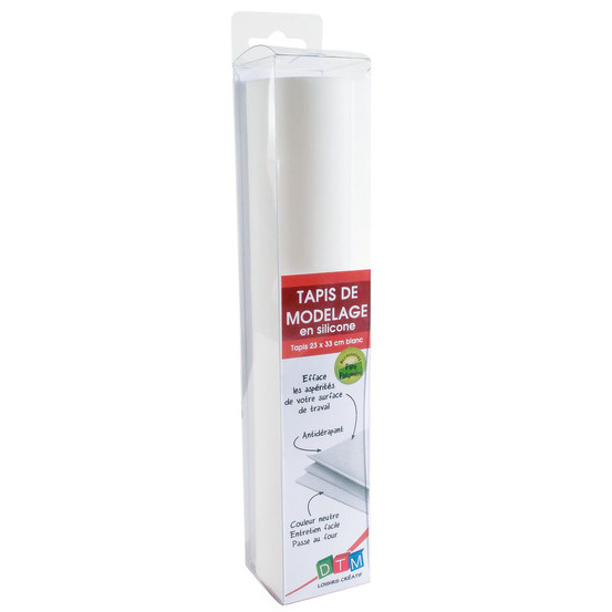 Tapis de modelage, en silicone 23x33cm