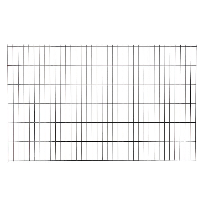Panneau de clôture grillagée premium Koura anthracite 200 x h.103 cm