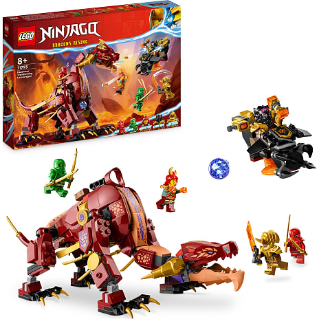 LEGO® NINJAGO® Forvandlings-lavadragen Heatwave 71793