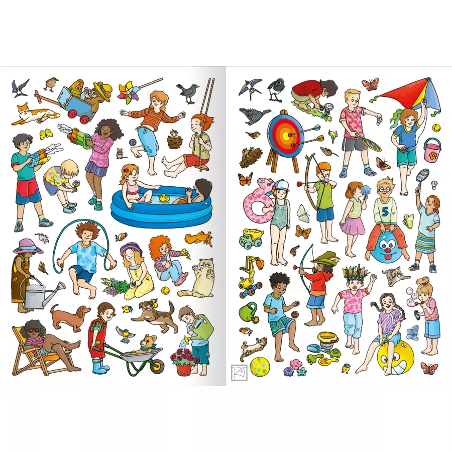 arsEdition Mein Garten-Stickerheft