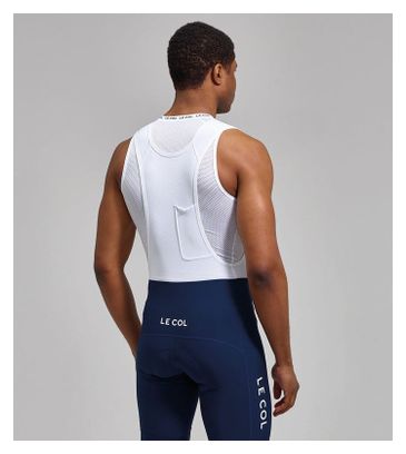 Cuissard Court à Bretelles Le Col Pro II Bleu Navy/Blanc